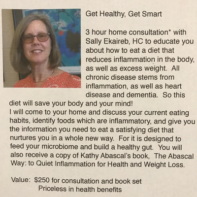 Lot 29 - 3 Hour Diet Consult Sally Ekaireb