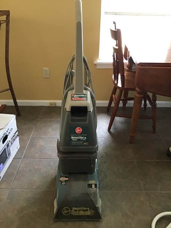 HOOVER SPIN SCRUB DELUXE STEAM VAC