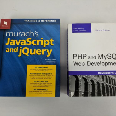 Murach's JavaScript/jQuery, Ruvalcaba/Murach & PHP/MySQL