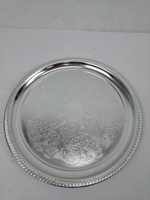 Kensington Silver Platter | EstateSales.org