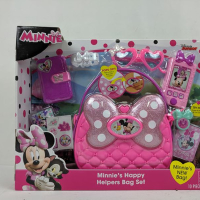 Disney Minnie's Happy Helpers Bag Set - New