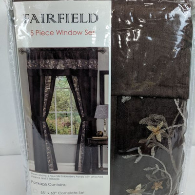 Fairfield 5 Piece Window Set, 55