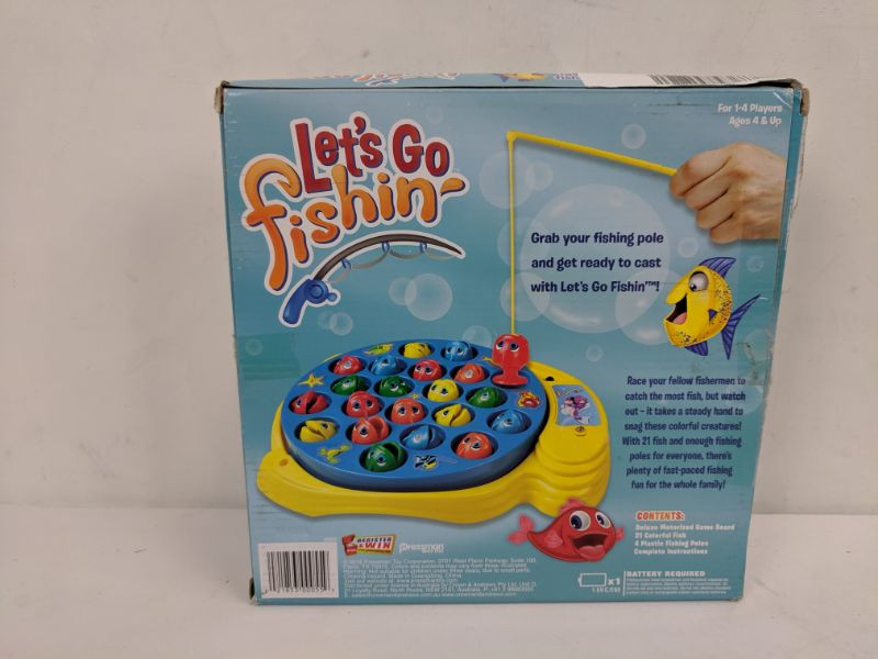 Let's Go Fishin Game - New, Damaged Box