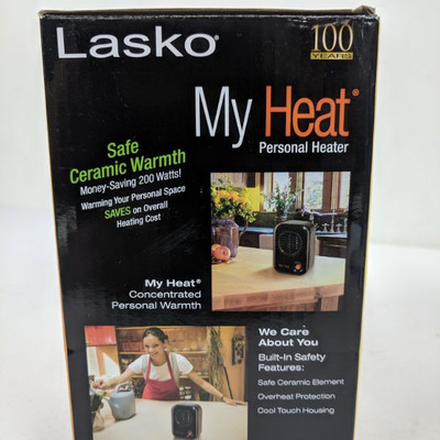 Lasko My Heat Personal Heater - New