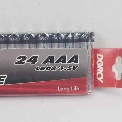 Qty 24 AAA Batteries by Dorcy Mastercell - New