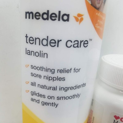 Acetaminophen 325mg Qty 90 & Medela Tender Care Lanolin 2 oz. Both Sealed - New