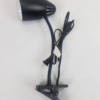 Clip Lamp, Black - New