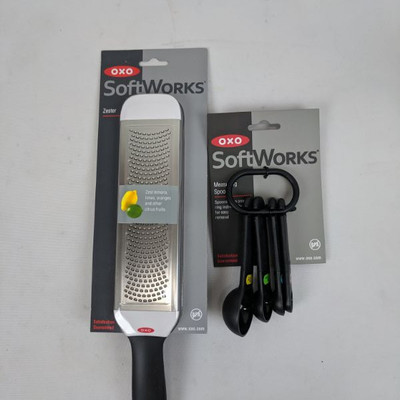 OXO Softworks Zester & Measuring Spoons - New