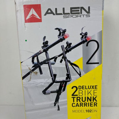 Allen Sports 2 Deluxe Bike Trunk Carrier - New