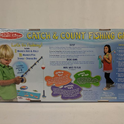 Melissa & Doug Catch & Count Fishing Game - New