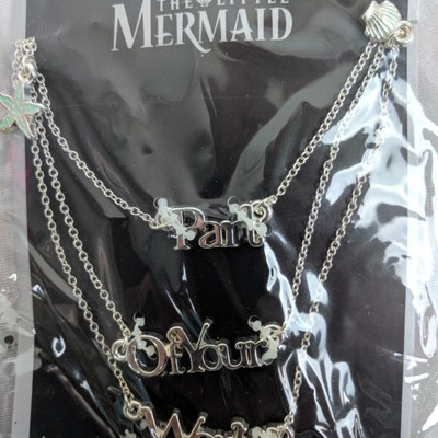 Half Boho Bandeau & Little Mermaid Necklace - New