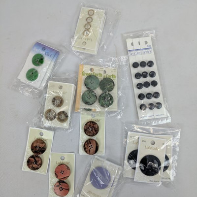 Misc Buttons, Various Size/Styles - New