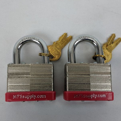 MF Supply Locks, Set of 2 - New