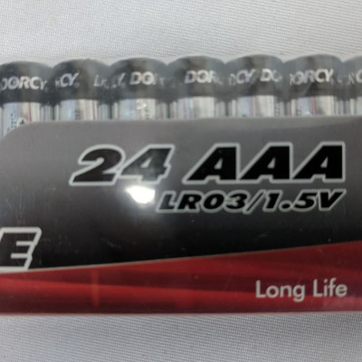 Dorcy Mastercell Alkaline 24 AAA Batteries - New