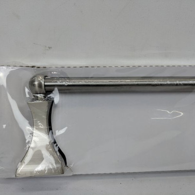 Towel Rack, Brushed Stainless Steel - New