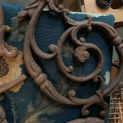 Five Heavy cast iron pieces - great for decor