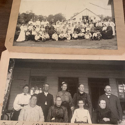 Two 1903 Large Farm Photographs