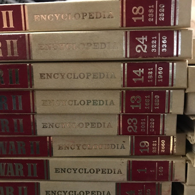 Lot 32 - World War II Encyclopedia Set