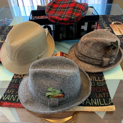 Men's Vintage Fedora's & Newsboy Hat