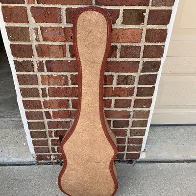 Mid-Century magazine/record holder and guitar case