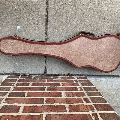 Mid-Century magazine/record holder and guitar case
