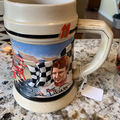 Budweiser Racing Mug & Old Glass Car Cup 