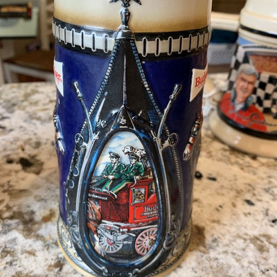 Budwesier Anheuser-Busch Beer Mug & Pewter Mug