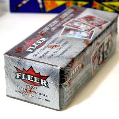 2007 FLEER Baseball Cards Factory Complete Set Sealed Box 430 Cards - D-030