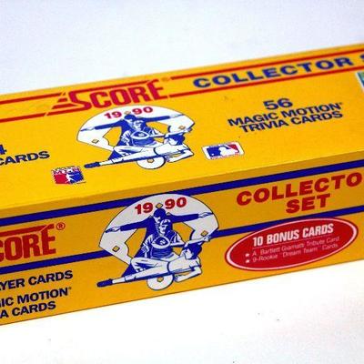 1990 SCORE Baseball Cards Factory Complete Set Sealed Box 714 Cards - D-034