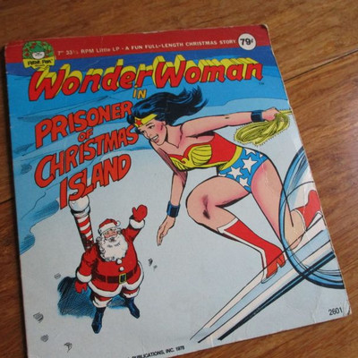 Records - 45's - Puff The Magic - Wonder Woman - Black Beauty - Gremlin