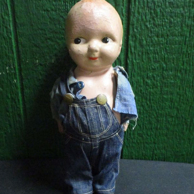 Boy Doll With Overalls