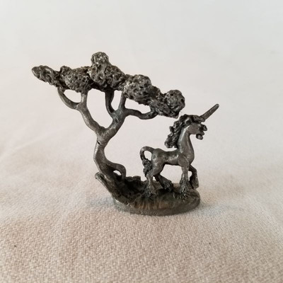 Miniature Pewter Unicorns