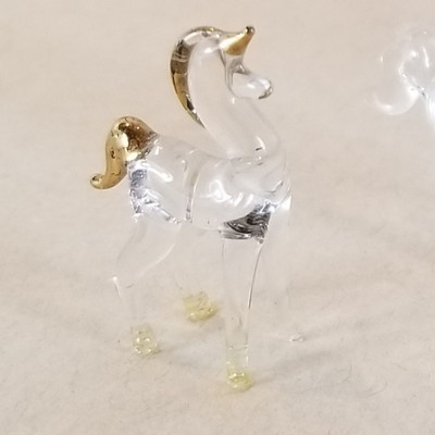 Hand Blown Glass Unicorns