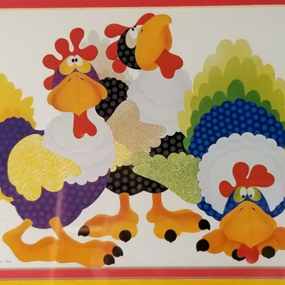 "The Peaking Chickens" by  Stewart Moskowitz