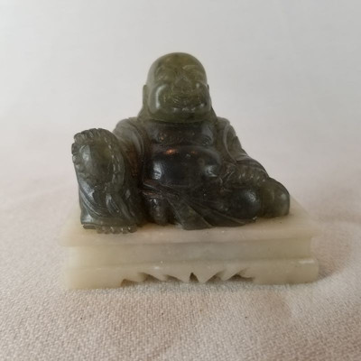 Miniature Jade Buddha