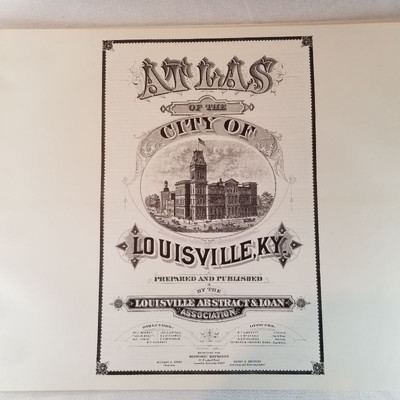 Atlas Historical Reprints of City of Louisville and Jefferson & Oldham Counties - Set of 11