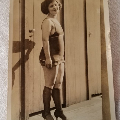 Vintage Lady Post Cards and Photograph