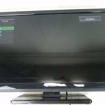 32" Flat Screen TV: Emerson LED Dolby HDMI. Works, Remote Works |  EstateSales.org
