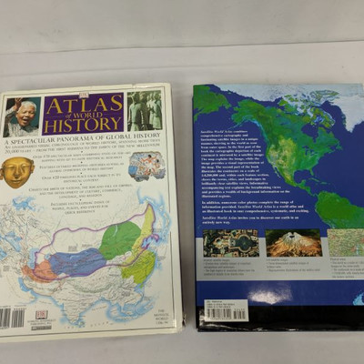 Atlas of World History & Satellite World Atlas