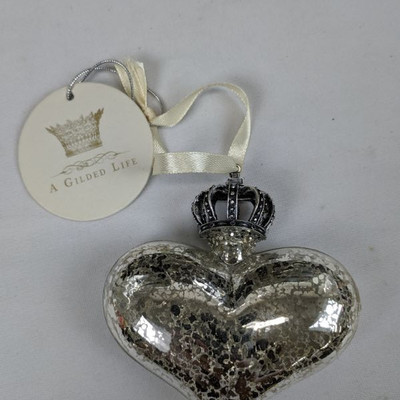 Crowned Heart Ornament