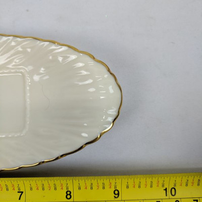 Lenox Butter Tray Gold
