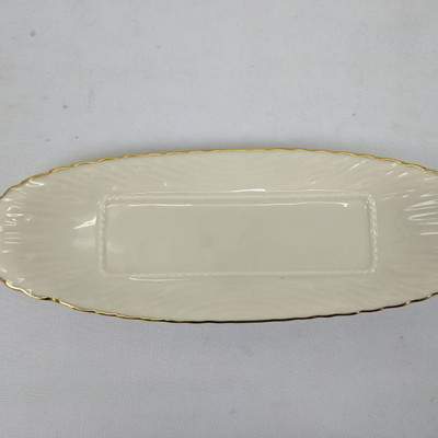 Lenox Butter Tray Gold