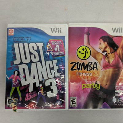 Wii Games: Zumba Fitness & Just Dance 3