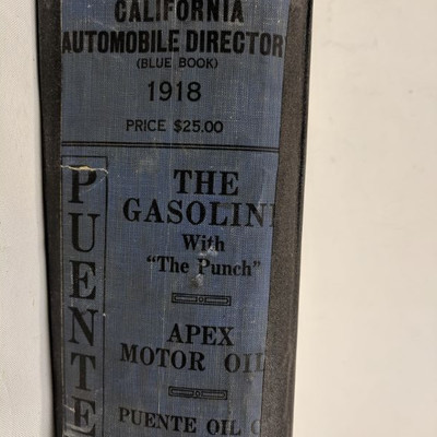 California Automobile Directory 1918