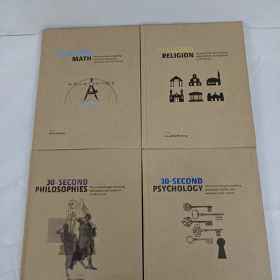30-Second Math, Religion, Psychology, Philosophies, Hard Covers