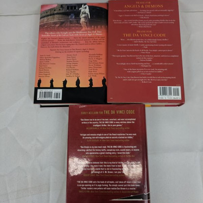 3 Books Secrets of Angels & Demons - Da Vinci Code, Hard Covers