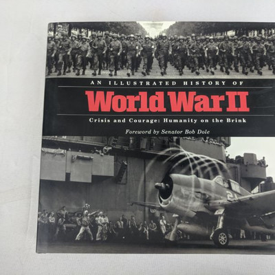 An Illustrated History of World War II Crisis and Courage, Coffee Table Book