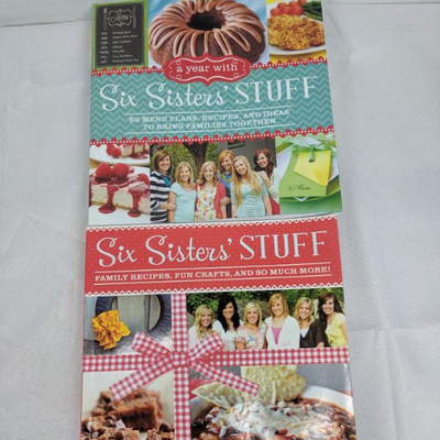 Six Sisters Stuff Cookbooks, Qty 2