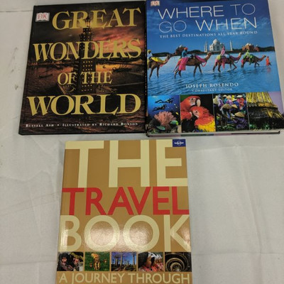 3 Books: Great Wonders of the World - The Travel Book