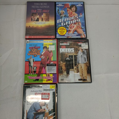 5 Misc Movies: Far And Away - Billy Madison, New/Certified Pre-Owned